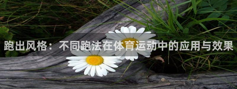 跑出风格：不同跑法在体育运动中的应用与效果